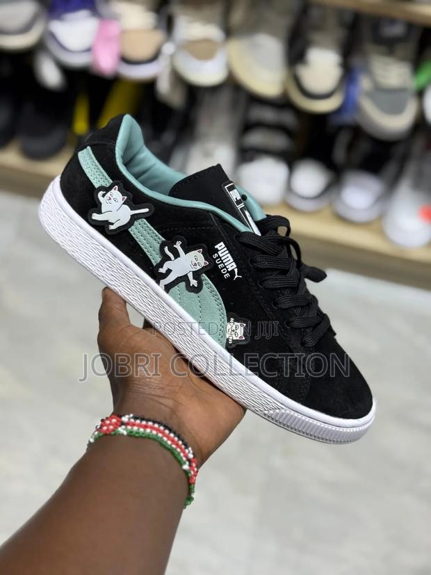 Multi Colored Puma Suede Rip N Dip Sneakers - main view