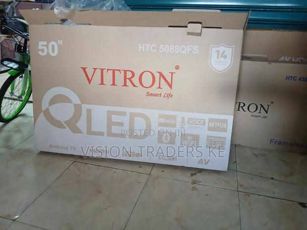 Vitron 50 Inches Qled Tv Vitron 50 Smart Android Frameless Qled Tv. - main view