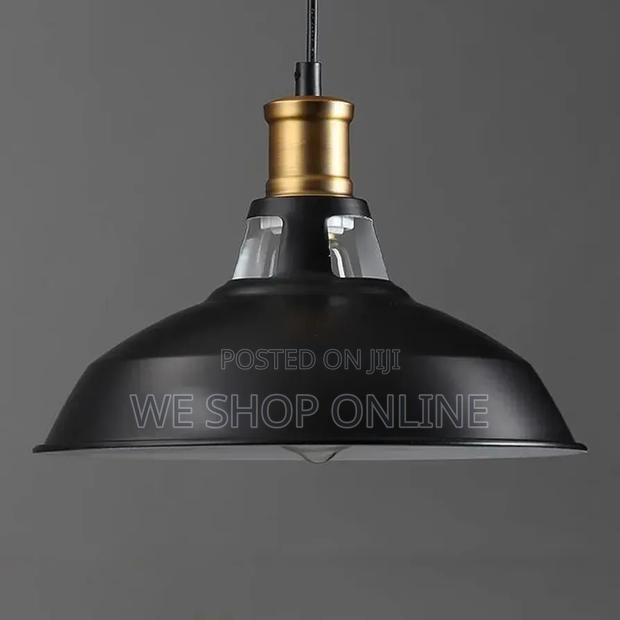 Retro Metal Pendant Light Black/White. 27,31,39cm - thumbnail 8