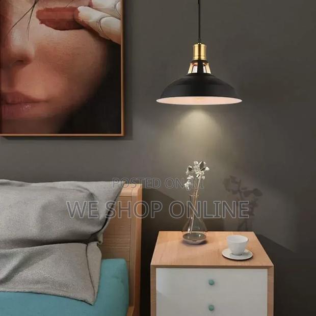 Retro Metal Pendant Light Black/White. 27,31,39cm - thumbnail 10