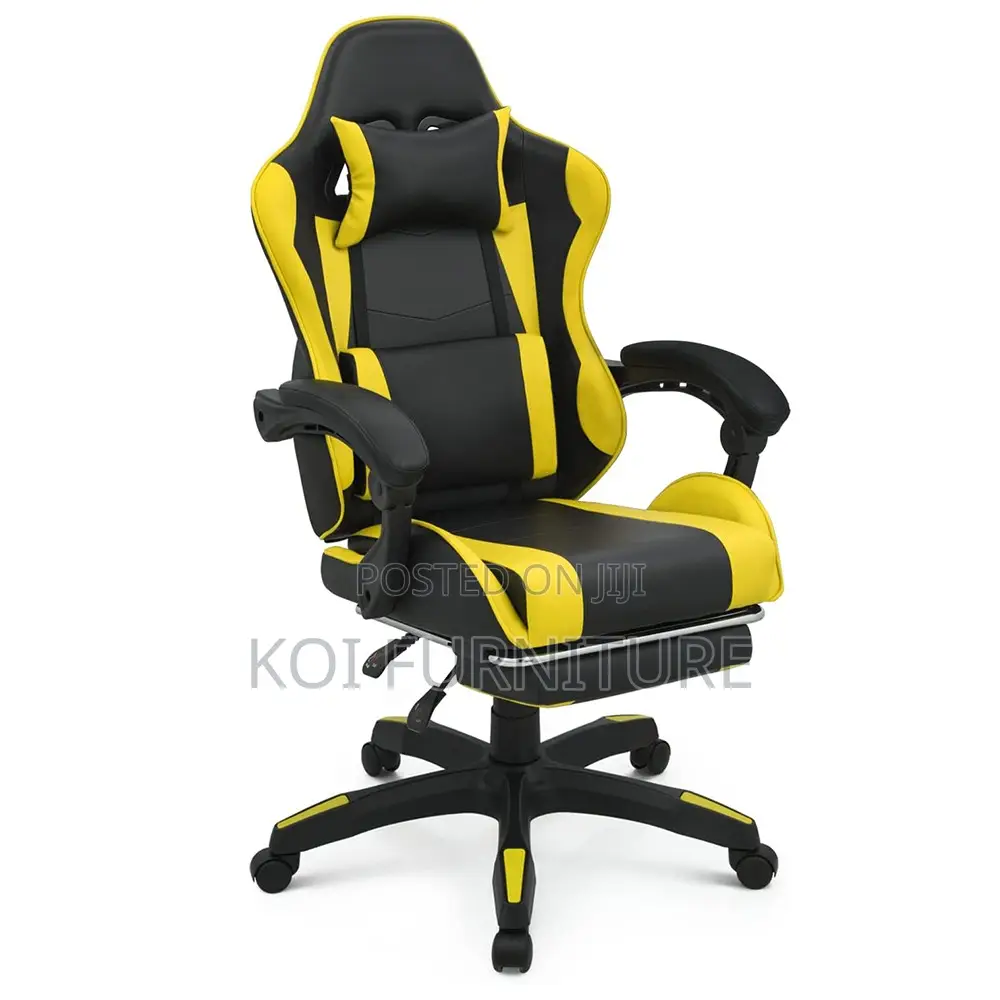 Office Chairs; Executive Gaming Chair With Footrest High Back