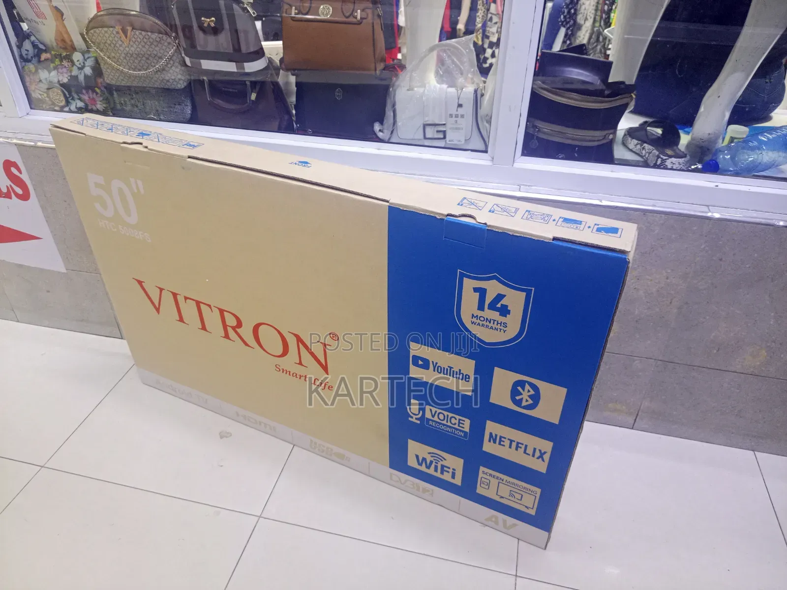 Vitron 50-Inch Qled Smart Android Tv