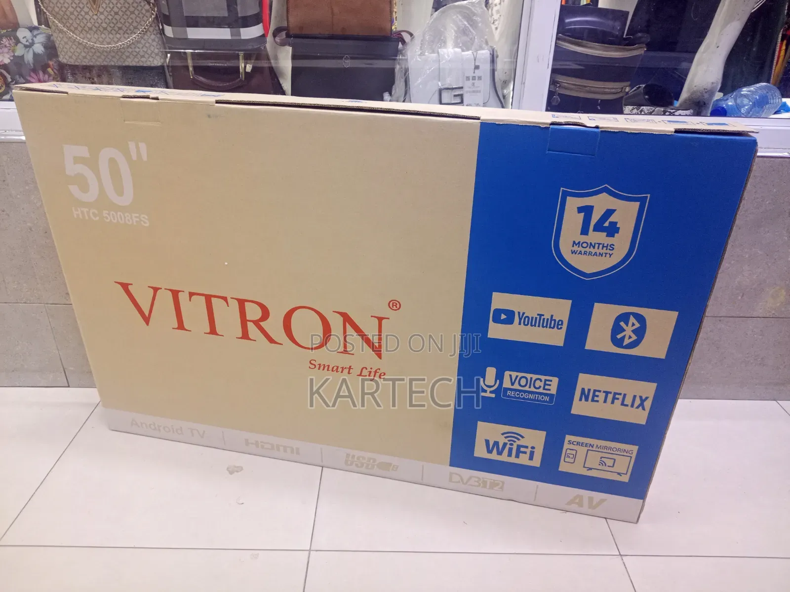 Vitron 50-Inch Qled Smart Android Tv