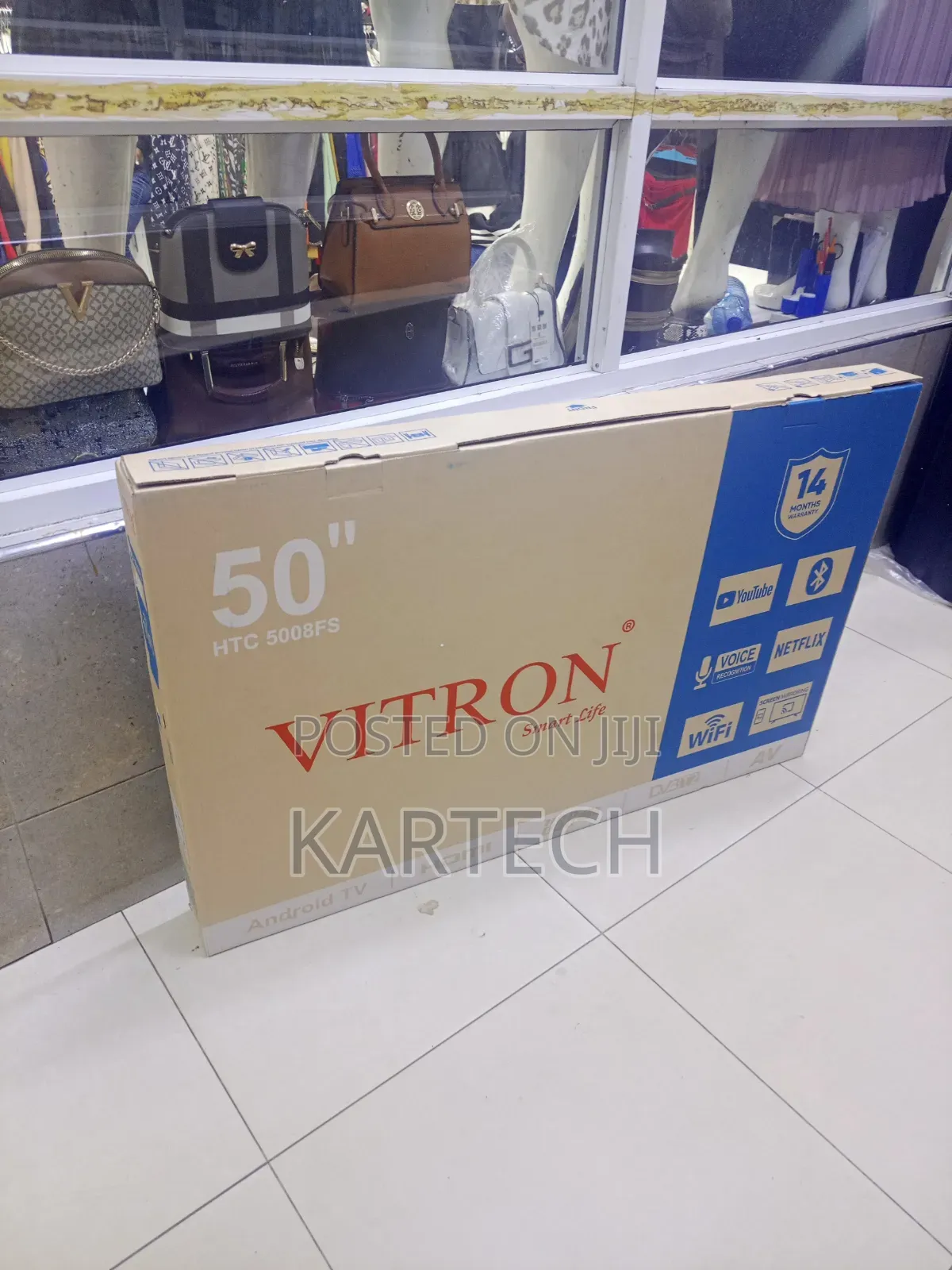 Vitron 50" Qled Frameless Smart Tv HTC-5088qfs