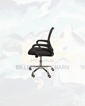Secretarial Mesh Office Chair Ergonomic Fabric Seat With Lumbar