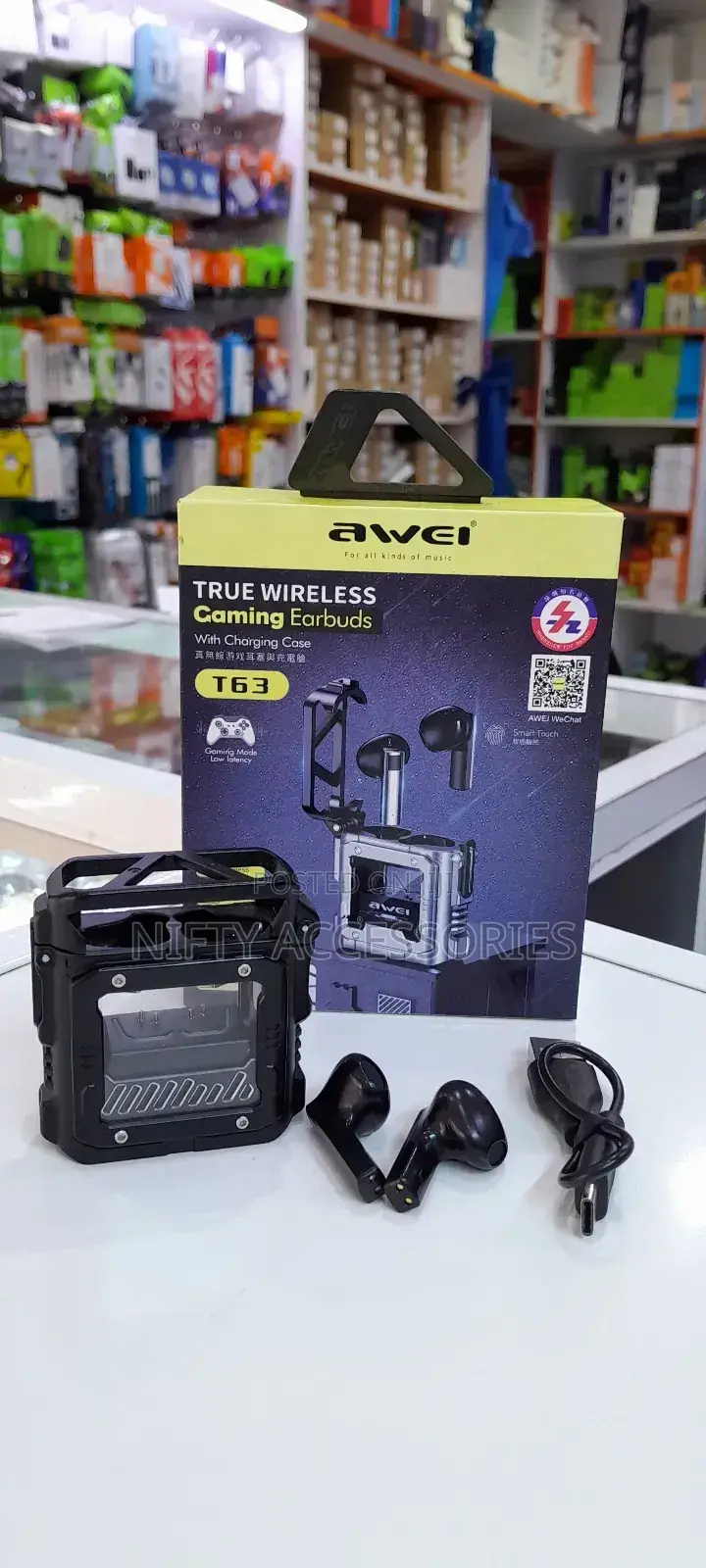 Awei T63 True Wireless Gaming Earbuds
