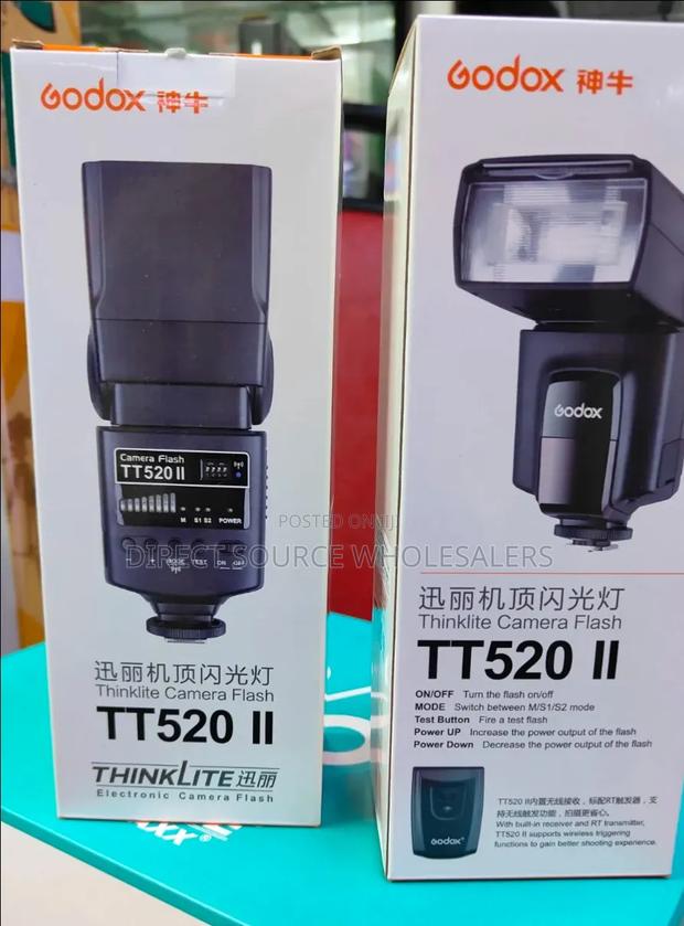Godox Tt 520 Ii. Camera Flash Light. - thumbnail 2