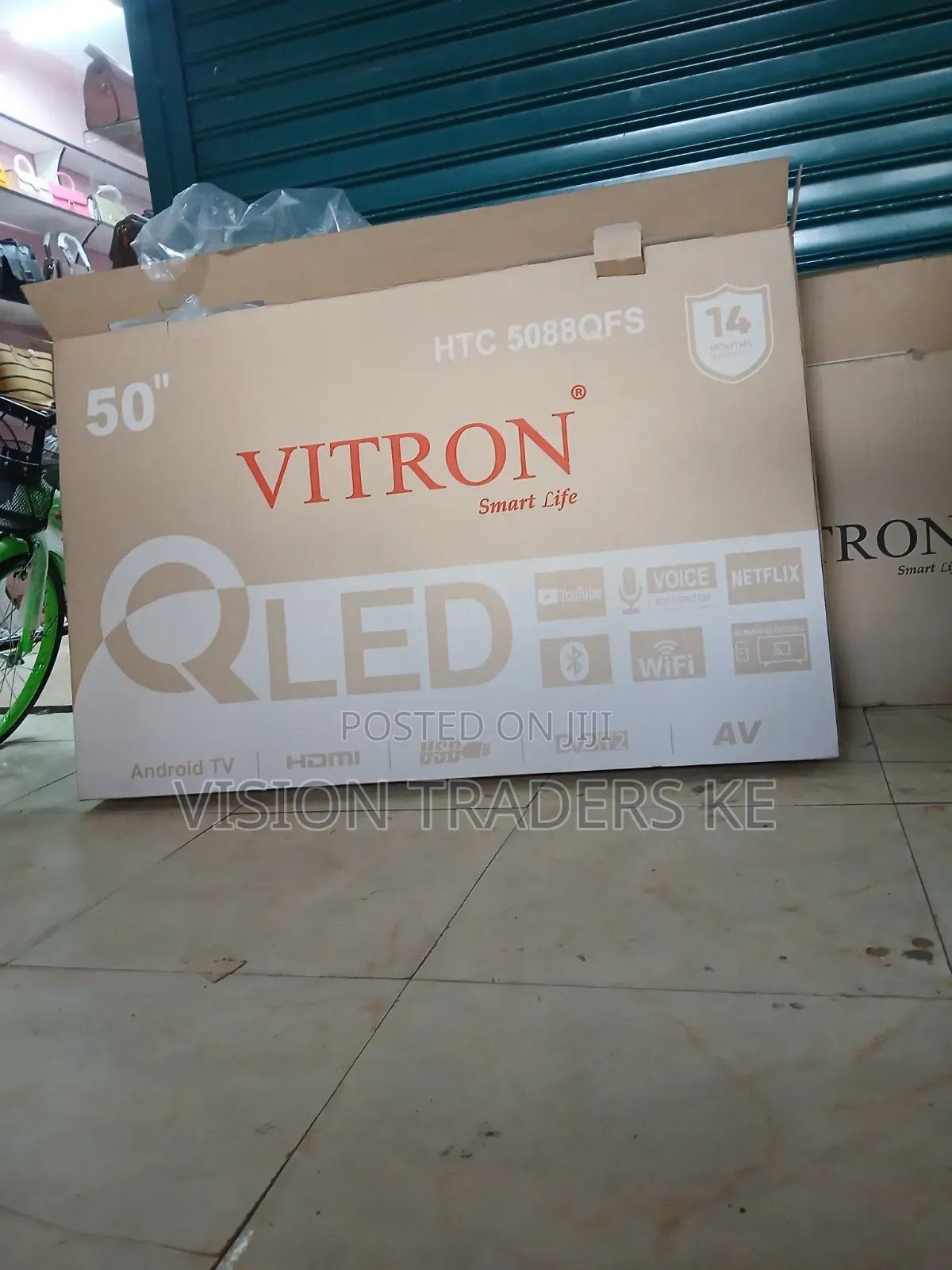 Vitron Smart Qled Frameless Vitron 50 Inches Tv