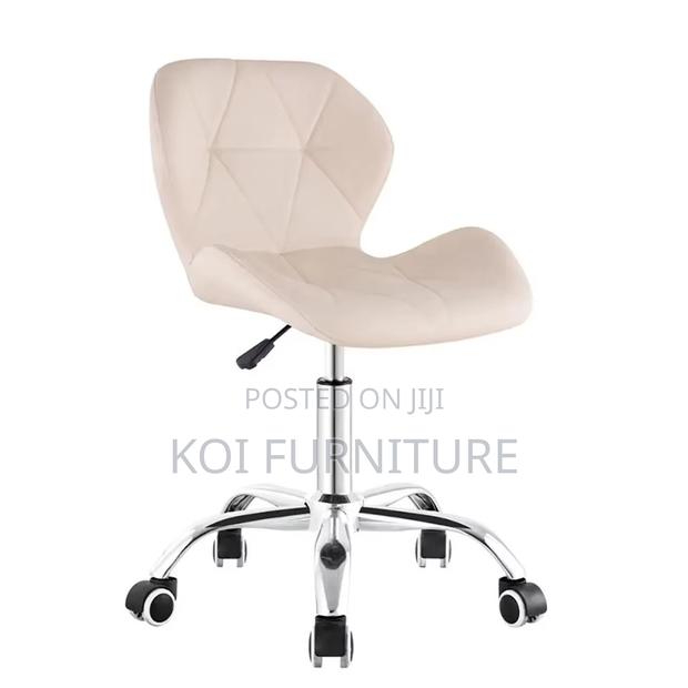 Barstools; Adjustable Height Leather Home Living Room Dining Barstool - thumbnail 3