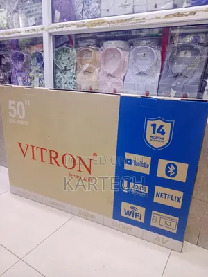 Vitron 50 Inch Qled Smart Tv Bluetooth Youtube Netflix