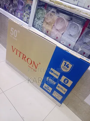 Vitron 50 Inch Qled Smart Tv Bluetooth Youtube Netflix
