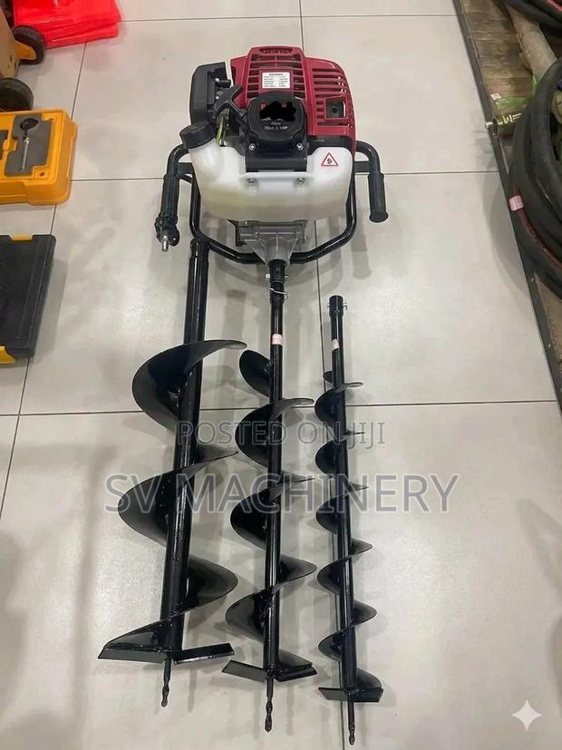 Heavy Duty 4 Stroke Earth Auger With 3 Free Drill Bit - thumbnail 2