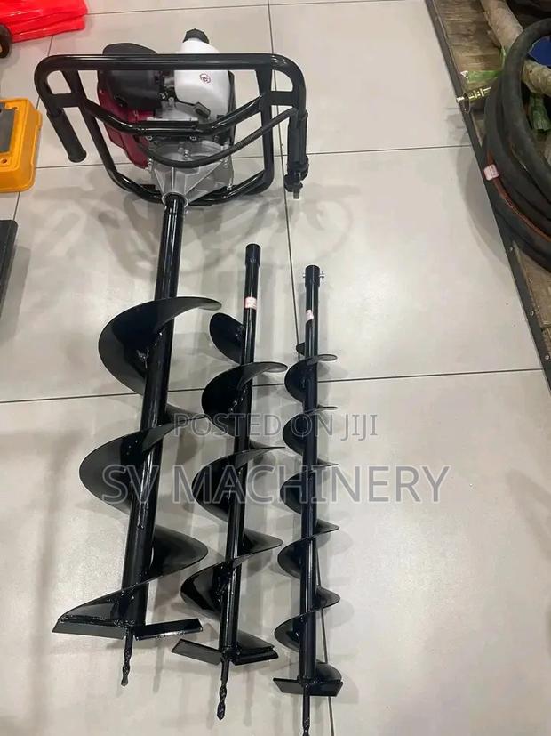 Heavy Duty 4 Stroke Earth Auger With 3 Free Drill Bit - thumbnail 3