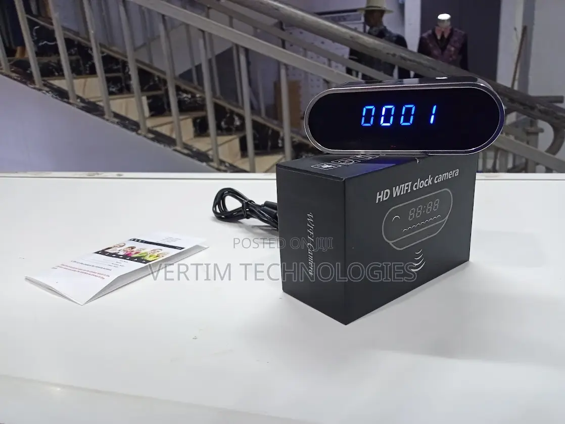 Wifi Hidden Camera Clock Hd 1080p Spy Cameras