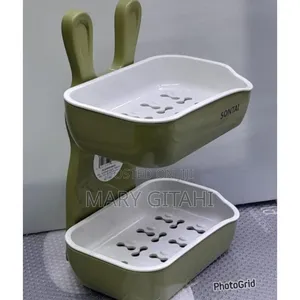 Mouse-Shaped Double Layer Soap Dish*