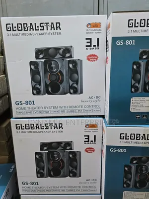 3.1ch Globalstar Home Theater System With Remote Control Woofer