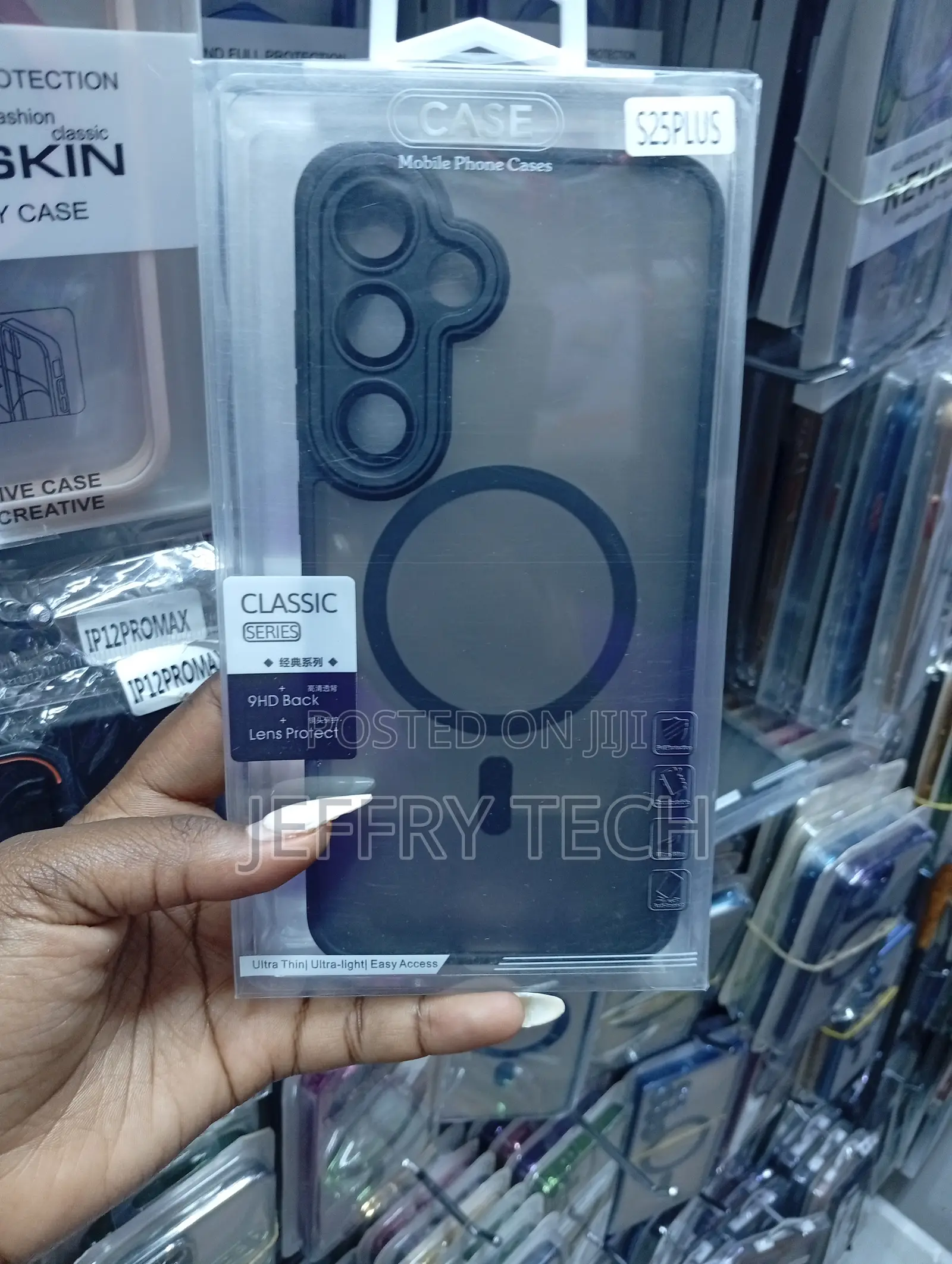 Matte Mobile Phone Case Designed for the Samsung Galaxy S25 Plus.