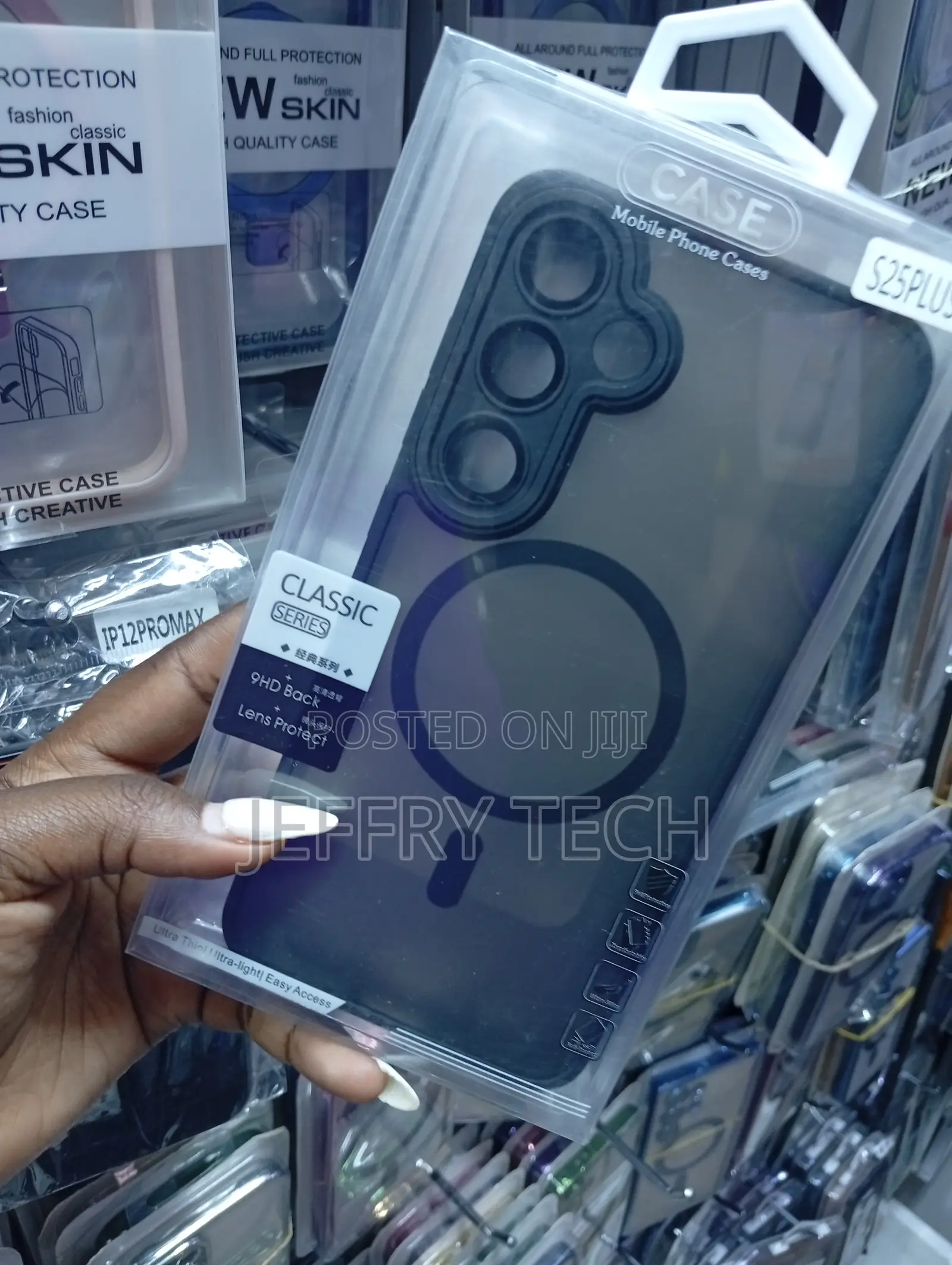 Matte Mobile Phone Case Designed for the Samsung Galaxy S25 Plus.
