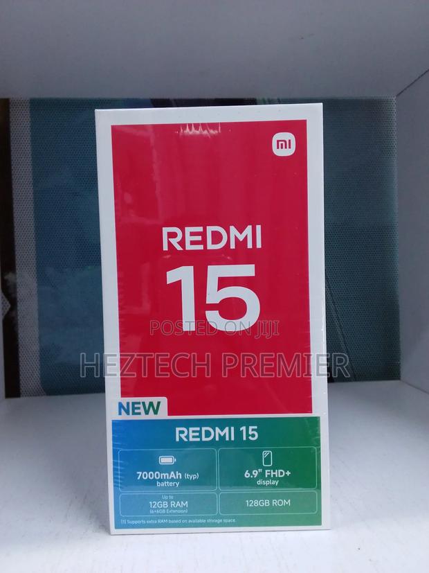 New Xiaomi Redmi 15 128 GB Black