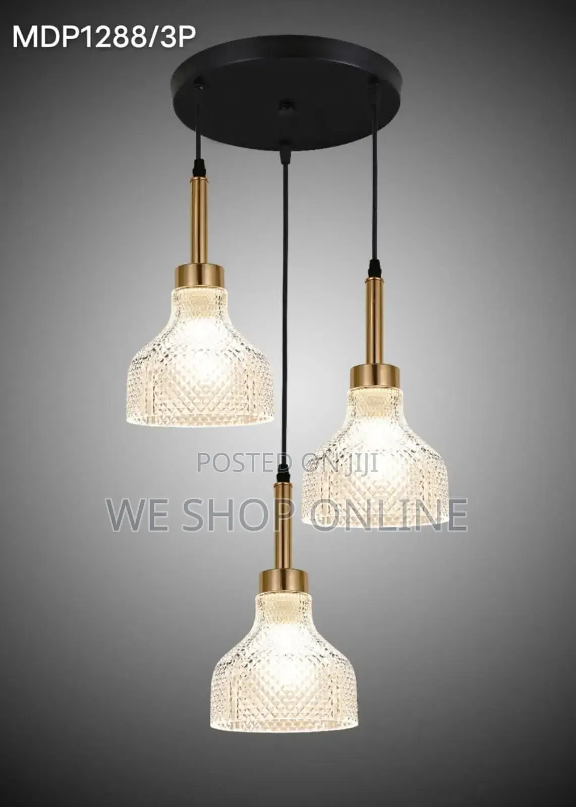 3 in 1 Glass Pendant Lights