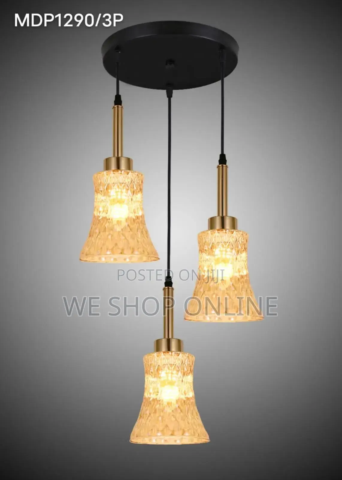 3 in 1 Glass Pendant Lights