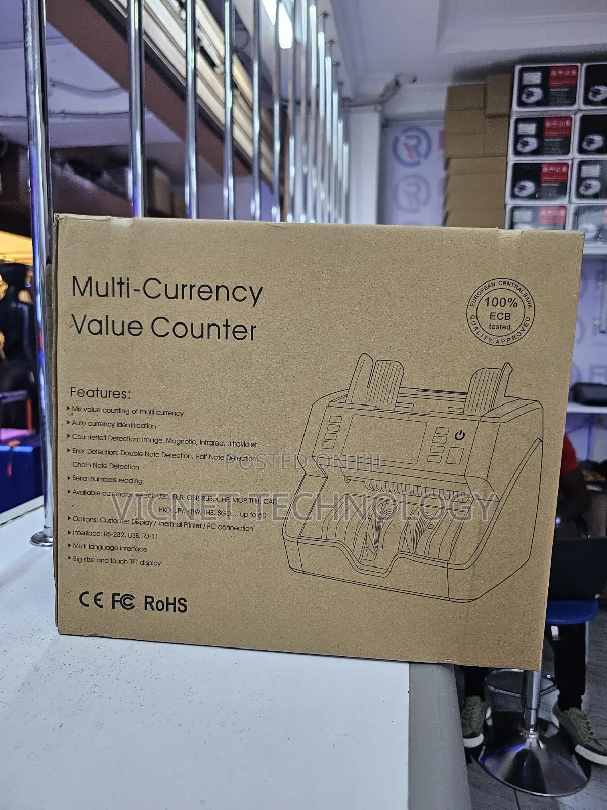 Ocom Al-928 Multi Currency Bill Counters