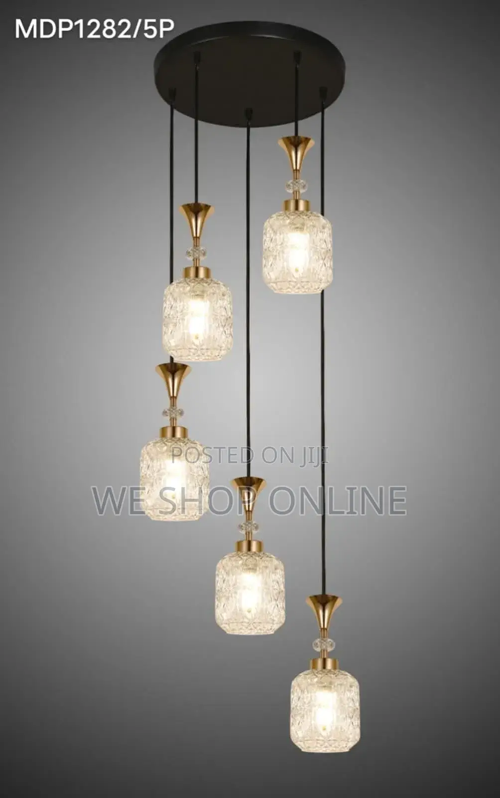5 in 1 Glass Pendant Lights