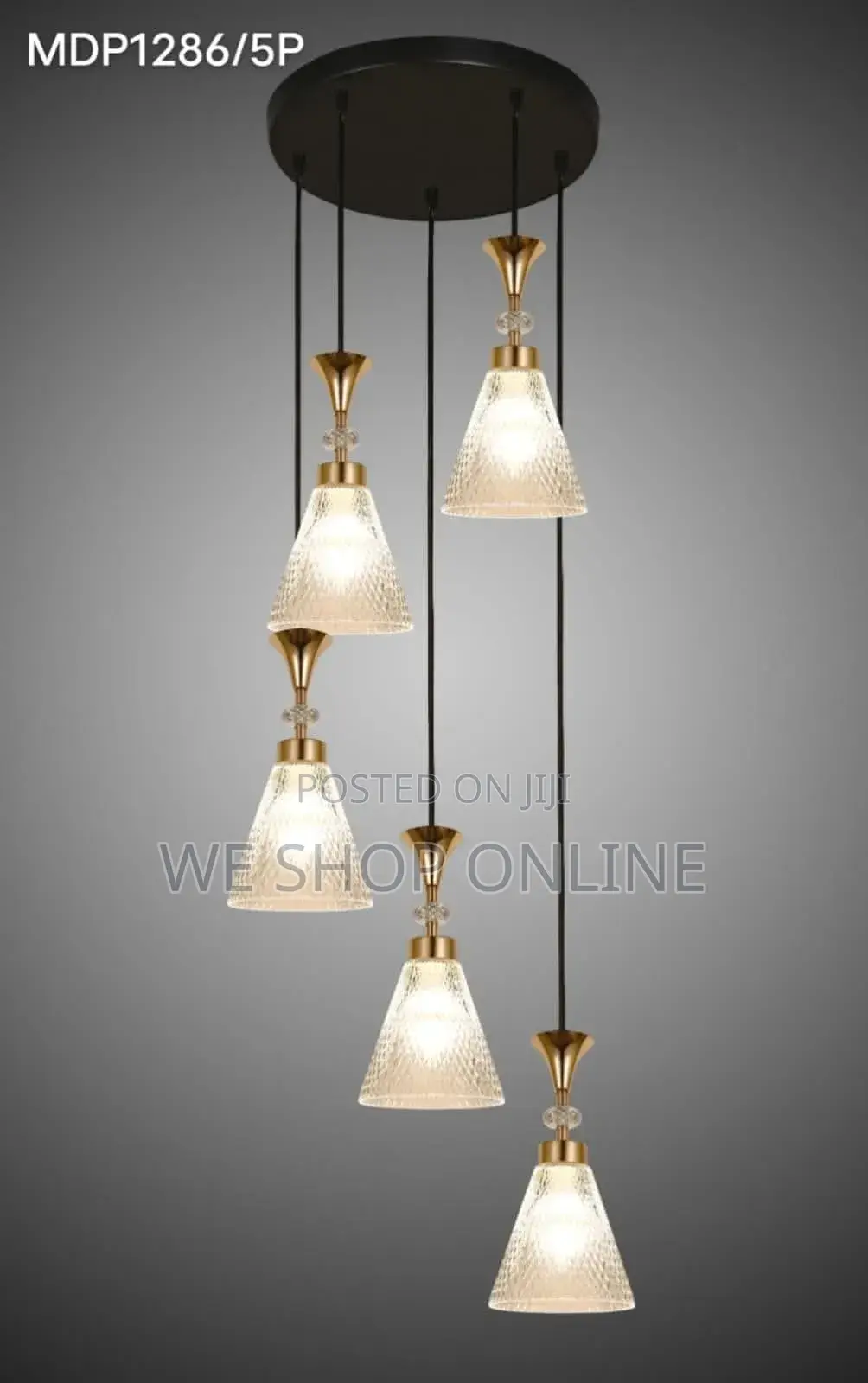 5 in 1 Glass Pendant Lights