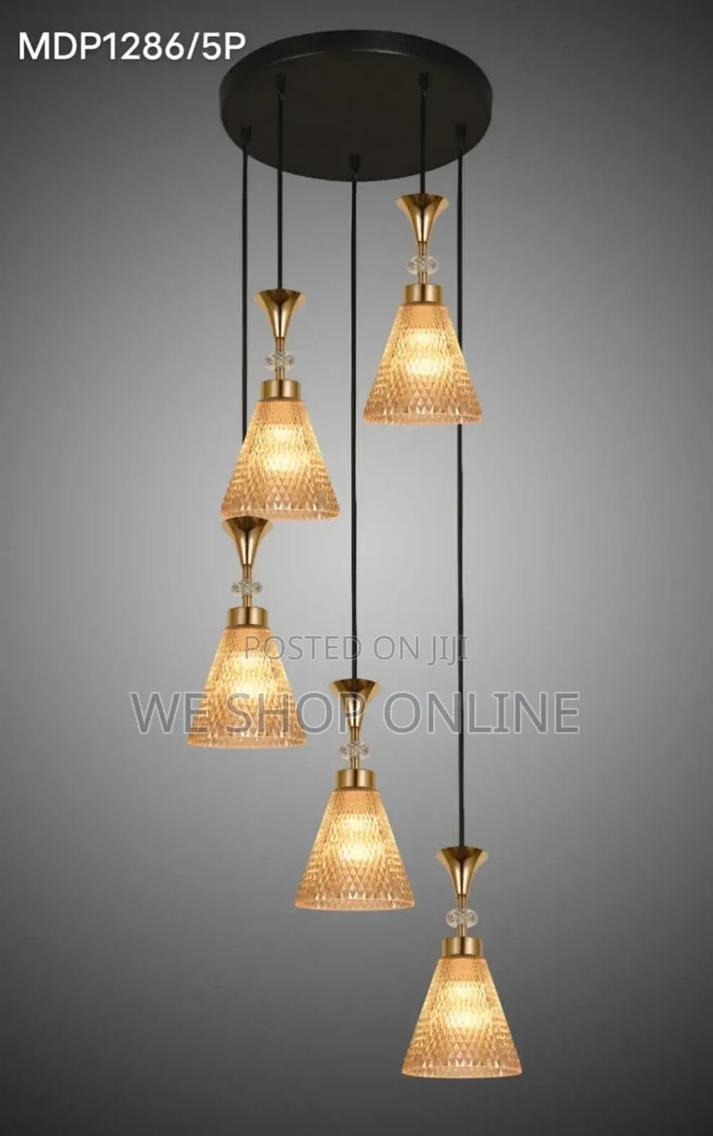 5 in 1 Glass Pendant Lights
