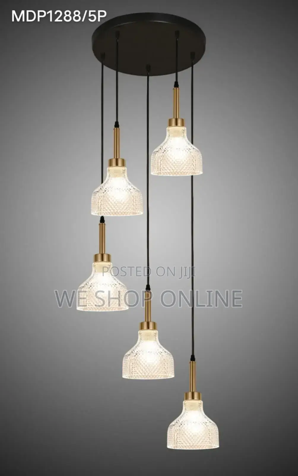 5 in 1 Glass Pendant Lights