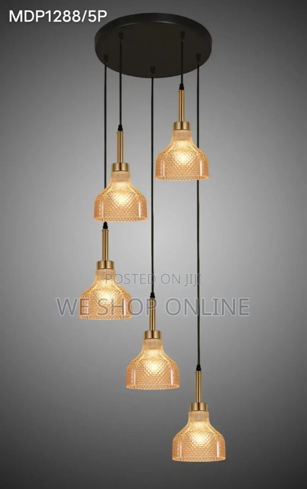 5 in 1 Glass Pendant Lights
