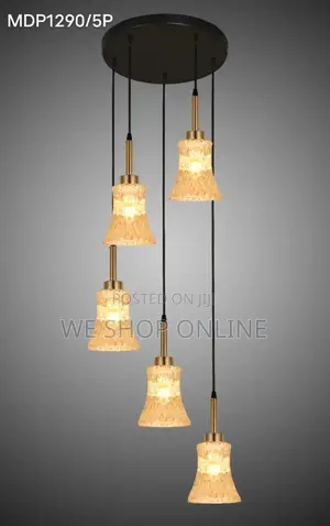 5 in 1 Glass Pendant Lights