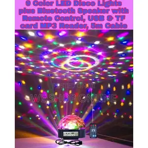 9 Color Led Disco Lights.