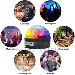 9 Color Led Disco Lights.