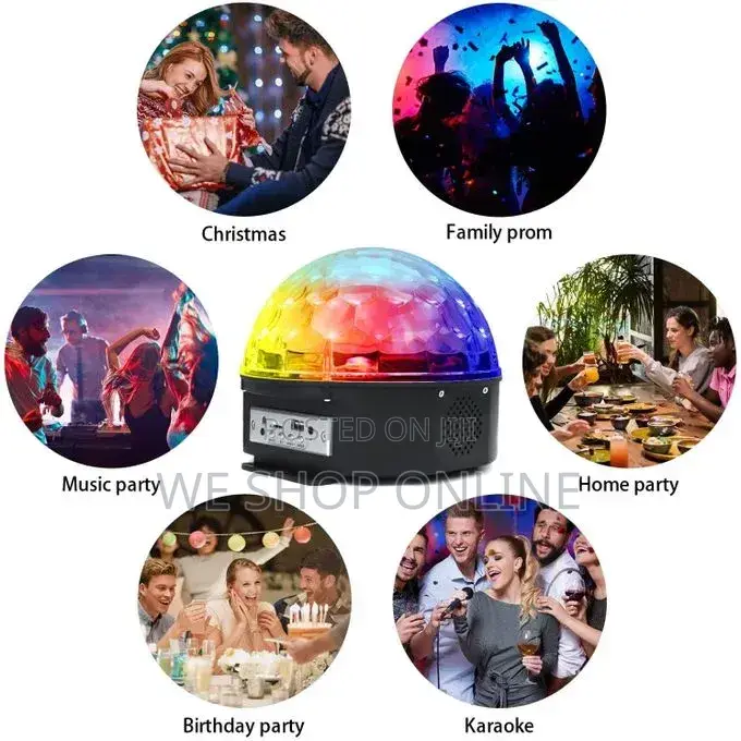 9 Color Led Disco Lights.
