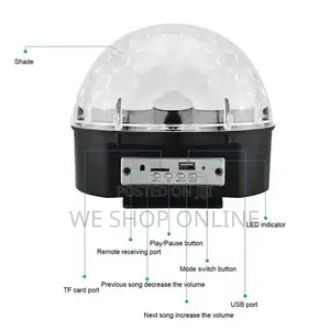 9 Color Led Disco Lights.
