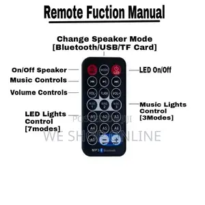 9 Color Led Disco Lights.