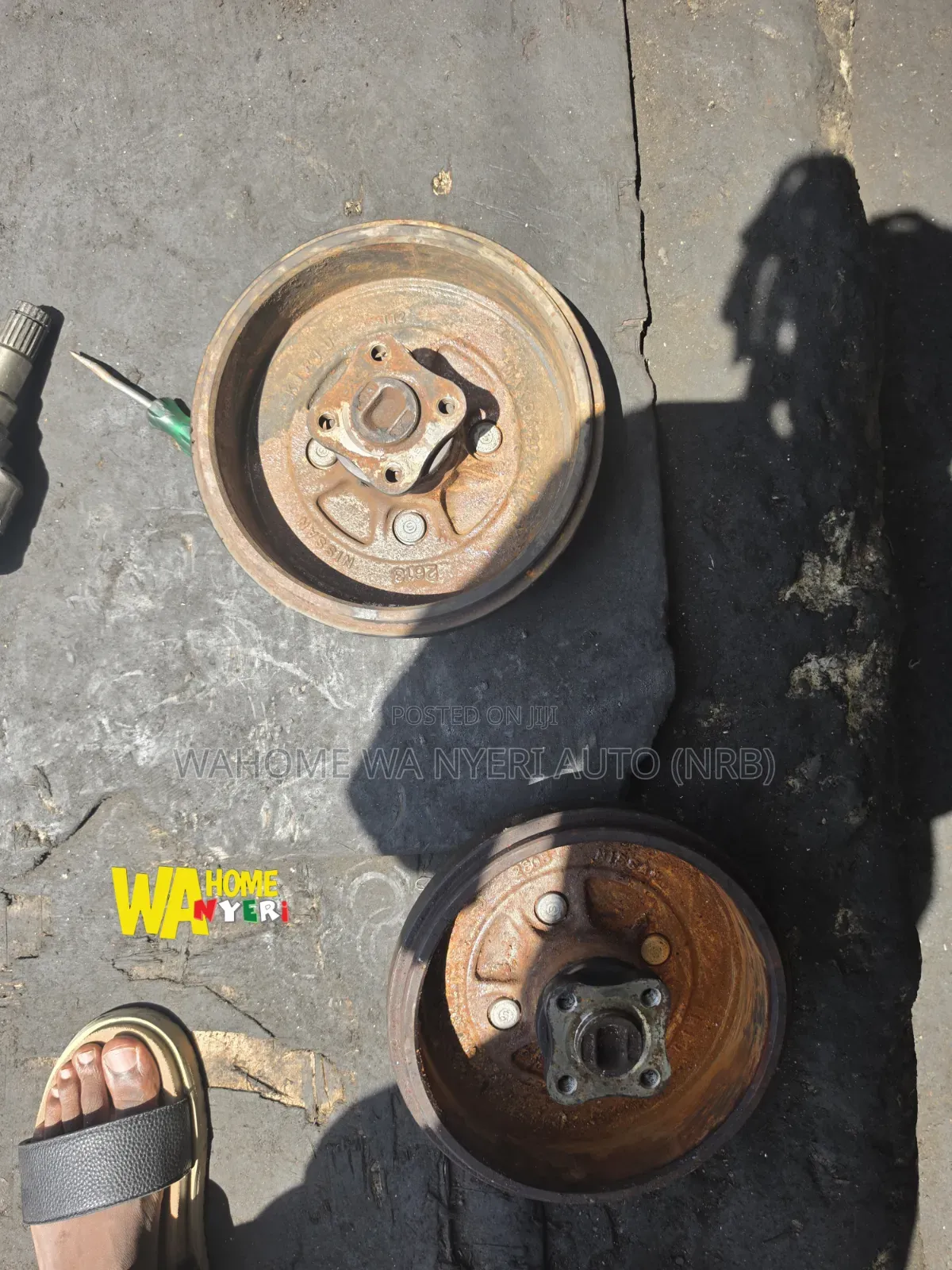 Rear Hub and Drum Note