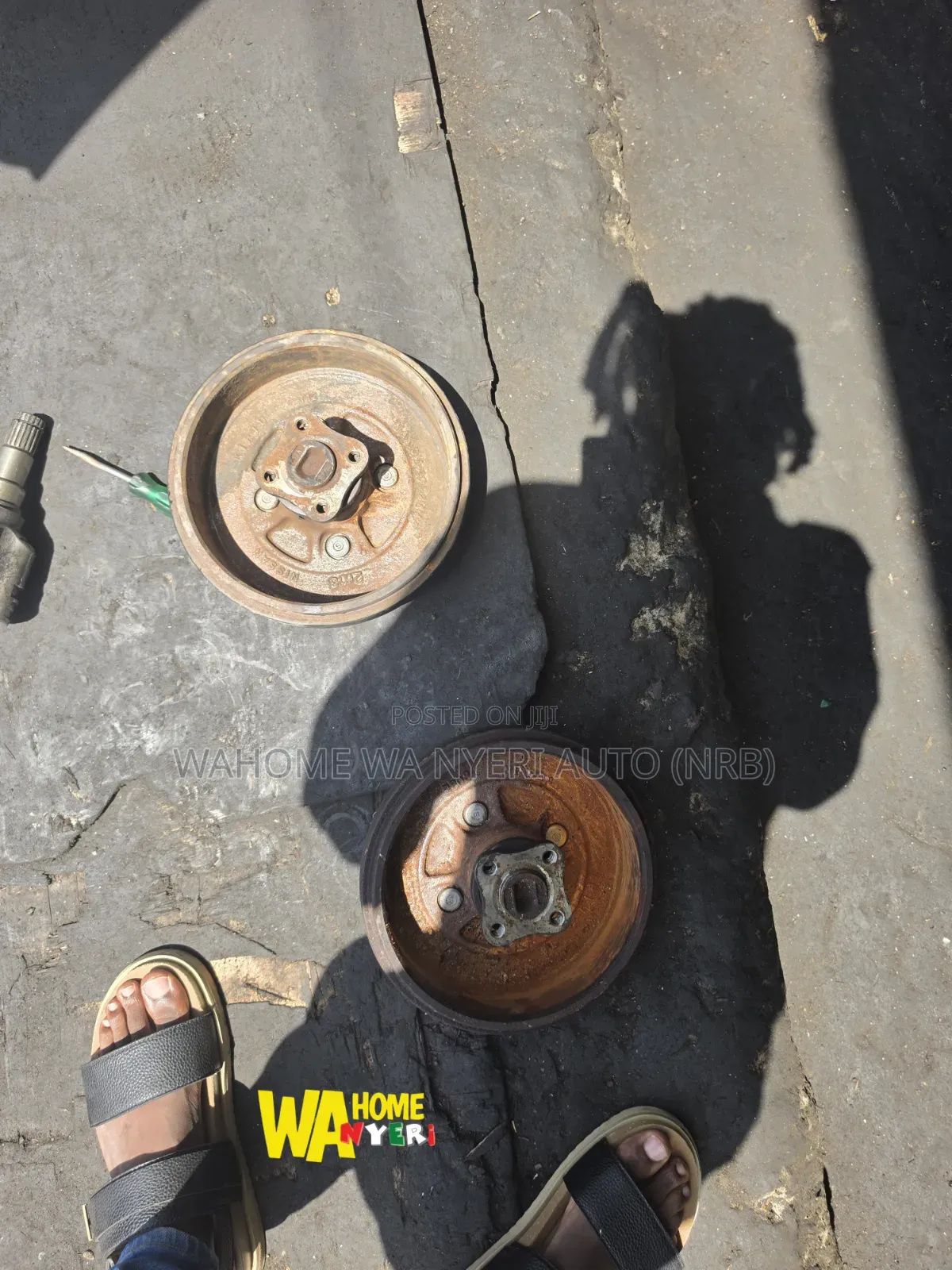 Rear Hub and Drum Note