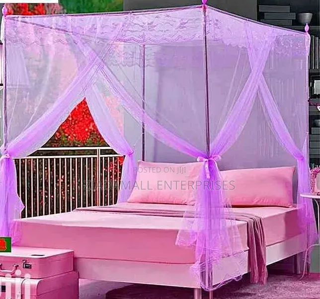 Mosquito Net 4 Stand Pole Strong 6*6