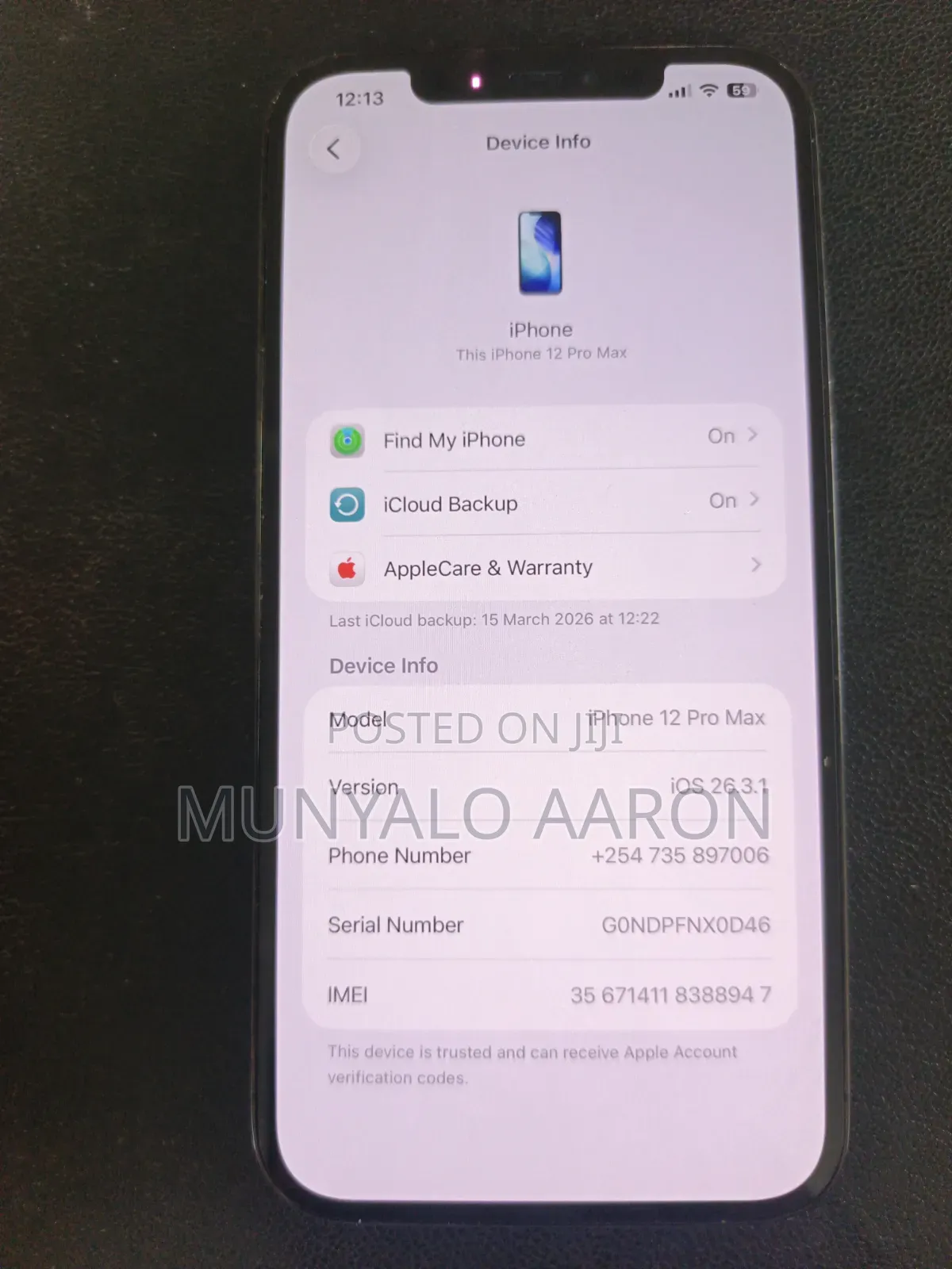 Apple iPhone 12 Pro Max 256 GB Blue