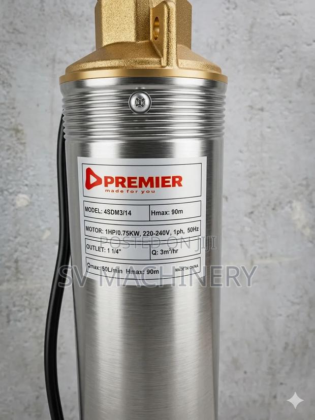 Heavy Duty Deep Well Electric Submersible Pump 1.0hp