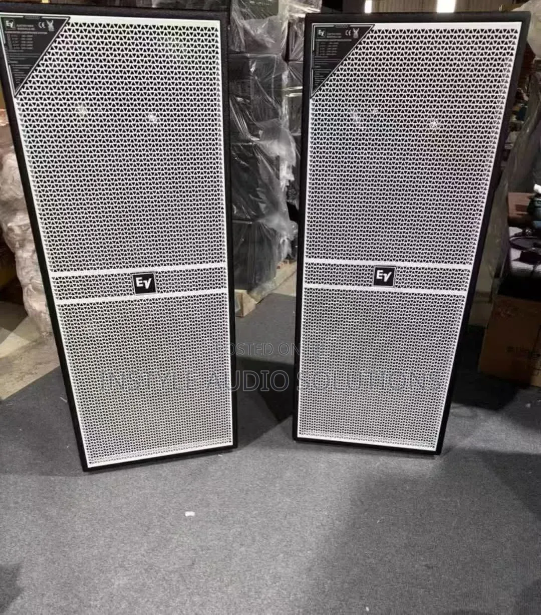 Ev Usa 15" Full Range 4000w Double Professional Speaker