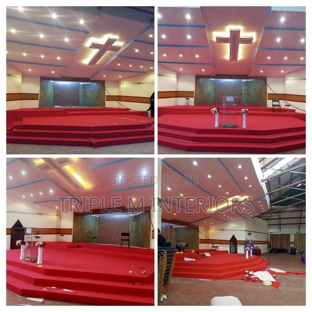 Superior Church Carpet for Altar Aisle Decoration - main view