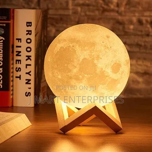 Night Light Touch Moon Lamp16 Colors 3d Stand