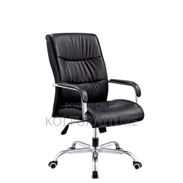 Office Chairs; Executive Office Visitors Leather Armless Chairs - thumbnail 10