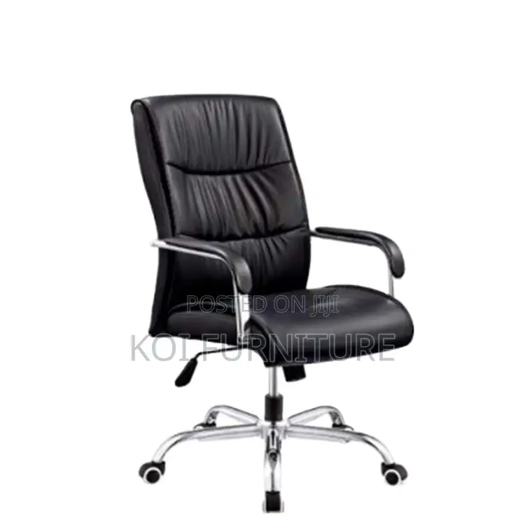 Office Chairs; Executive Office Visitors Leather Armless Chairs