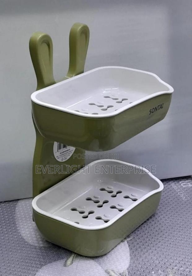 Mouse-Shaped Double Layer Soap Dish