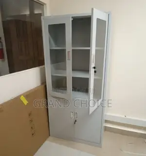 Half Glass Filing Cabinet