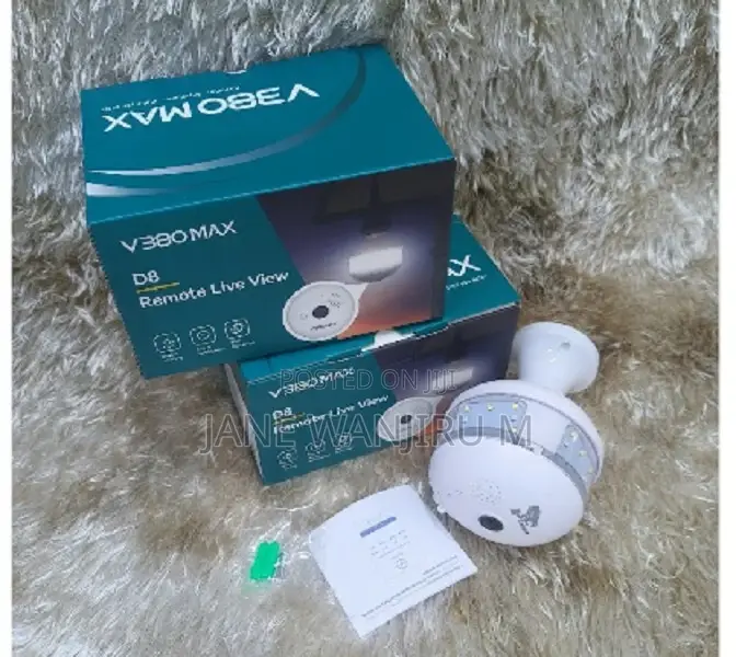 V380 Max Nanny Bulb V380 CCTV Camera 2mp